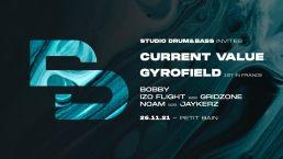 Studio Drum & Bass invites Current Value & gyrofield flyer